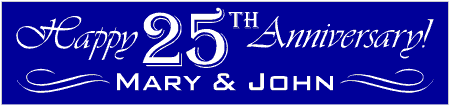 Happy 25th Anniversary Banner 3