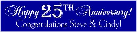 Happy 25th Anniversary Banner 4