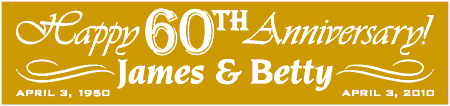 Happy 60th Anniversary Banner 1