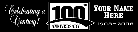 100th Anniversary Celebration Banner