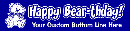 Happy Bear-thday Banner