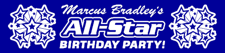 All-Star Birthday Banner