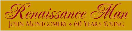 Renaissance Man Birthday Banner