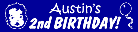 Toddler Birthday Banner