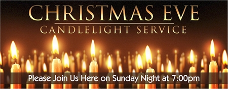 Christmas Eve Candlight Service Banner 1
