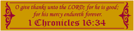 Thanksgiving Banner with 1 Chronicles Verse