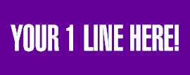 1 Line Block ALL CAPS 3.6 Banner