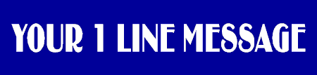 1 Line Deco Entertainment Style Banner