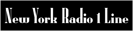New York Radio 1 Line Custom Text Banner