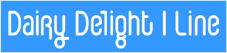 Dairy Delight 1 Line Custom Text Banner