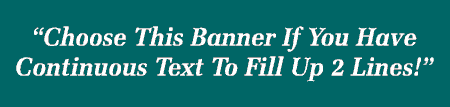 2 Lines Continuous Text Serif Italic Style 5.10 Banner