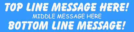 3 Lines Informal Style Banner