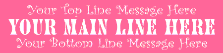 3 Lines Retro Groove Style Banner