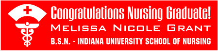 Nursing Graduation Banner