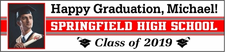 Happy Graduation Photo Banner GRGN102