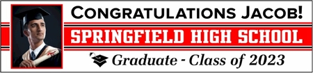 High School Graduation Photo Banner GRHS103