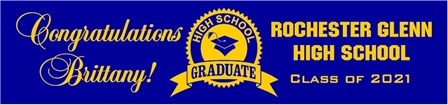 High School Graduate Seal Banner