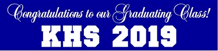 School Acronym and Year Graduation Banner