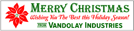 Merry Christmas Classic Banner with Poinsettia