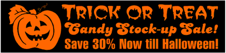 Custom 3-Line Pumpkin Halloween Banner with Light Background