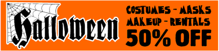 Halloween Spider Web Banner