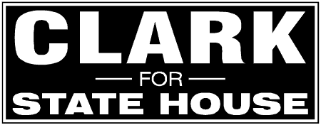 Dark Background Block Style State House Political Campaign Banner