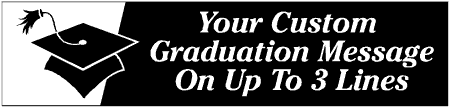 School Graduation Cap 3L Banner