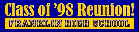 Reunion School Reversed Banner