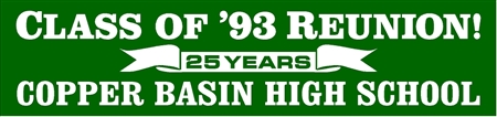 Class Reunion Pennant Banner