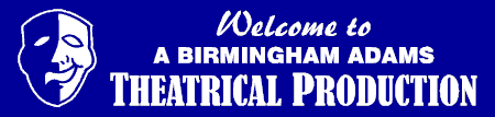 Theater Production Welcome Banner