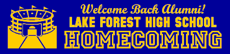 School Homecoming Game Banner