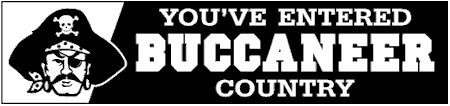 School Mascot Buccaneer Country Banner