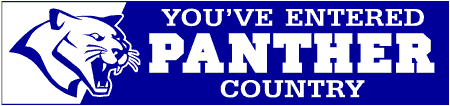 School Mascot Panther Country Banner 2