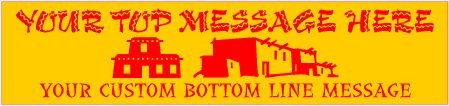 Mexican Southwest Buildings Banner