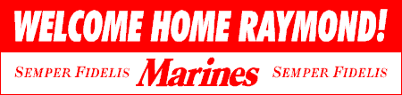 Welcome Home Banner Marine