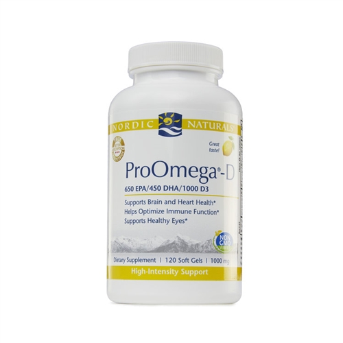 Nordic Naturals ProOmega Fish Oil with Vitamin D