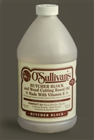 O'Sullivan's Butcher Block and Wood Cutting Board Oil - 64 oz.