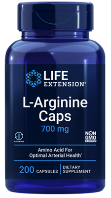 L-Arginine Caps (700 mg, 200 vegetarian capsules)