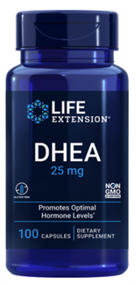 DHEA (25 mg, 100 capsules)