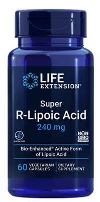 Super R-Lipoic Acid (240 mg, 60 vegetarian capsules)