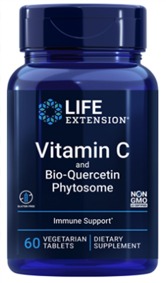 Vitamin C and Bio-Quercetin Phytosome (1000 mg, 60 vegetarian capsules)