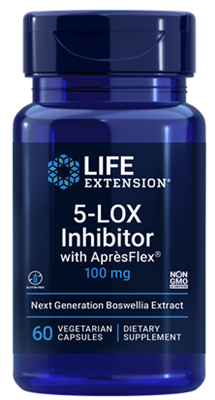 5-LOX Inhibitor with AprÃ¨sFlexÂ® (100 mg, 60 vegetarian capsules)