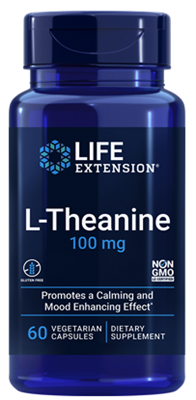 L-Theanine (100 mg, 60 vegetarian capsules)