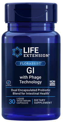 FLORASSISTÂ® GI with Phage Technology (30 liquid vegetarian capsules)