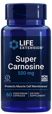 Carnosine (500 mg, 60 vegetarian capsules)