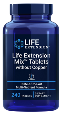 Life Extension Mixâ„¢ Capsules without Copper (240 Tablets)