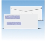 Check Envelopes 8-5/8" Double Window Envelope - Regular Gum Seal, # 12015