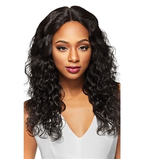 Glamourtress, wigs, weaves, braids, half wigs, full cap, hair, lace front, hair extension, nicki minaj style, Brazilian hair, crochet, hairdo, wig tape, remy hair, Outre Simply 100% Non-processed Brazilian Human Hair 4x4 Hand-Tied Lace Front Natural Body