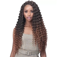 Glamourtress, wigs, weaves, braids, half wigs, full cap, hair, lace front, hair extension, nicki minaj style, Brazilian hair, crochet, hairdo, wig tape, remy hair, Lace Front Wigs, Bobbi Boss African Roots Crochet Braid - 2X BRAZILIAN DEEP CURL 20