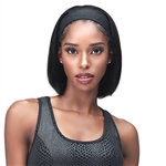 Glamourtress, wigs, weaves, braids, half wigs, full cap, hair, lace front, hair extension, nicki minaj style, Brazilian hair, crochet, hairdo, wig tape, remy hair, Lace Front Wigs, Remy Hair, Bobbi Boss 100% Human Hair Headband Wig - MH1400 WILONA